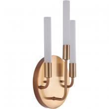  49663-SB-LED - Valdi 3 Light LED Wall Sconce in Satin Brass