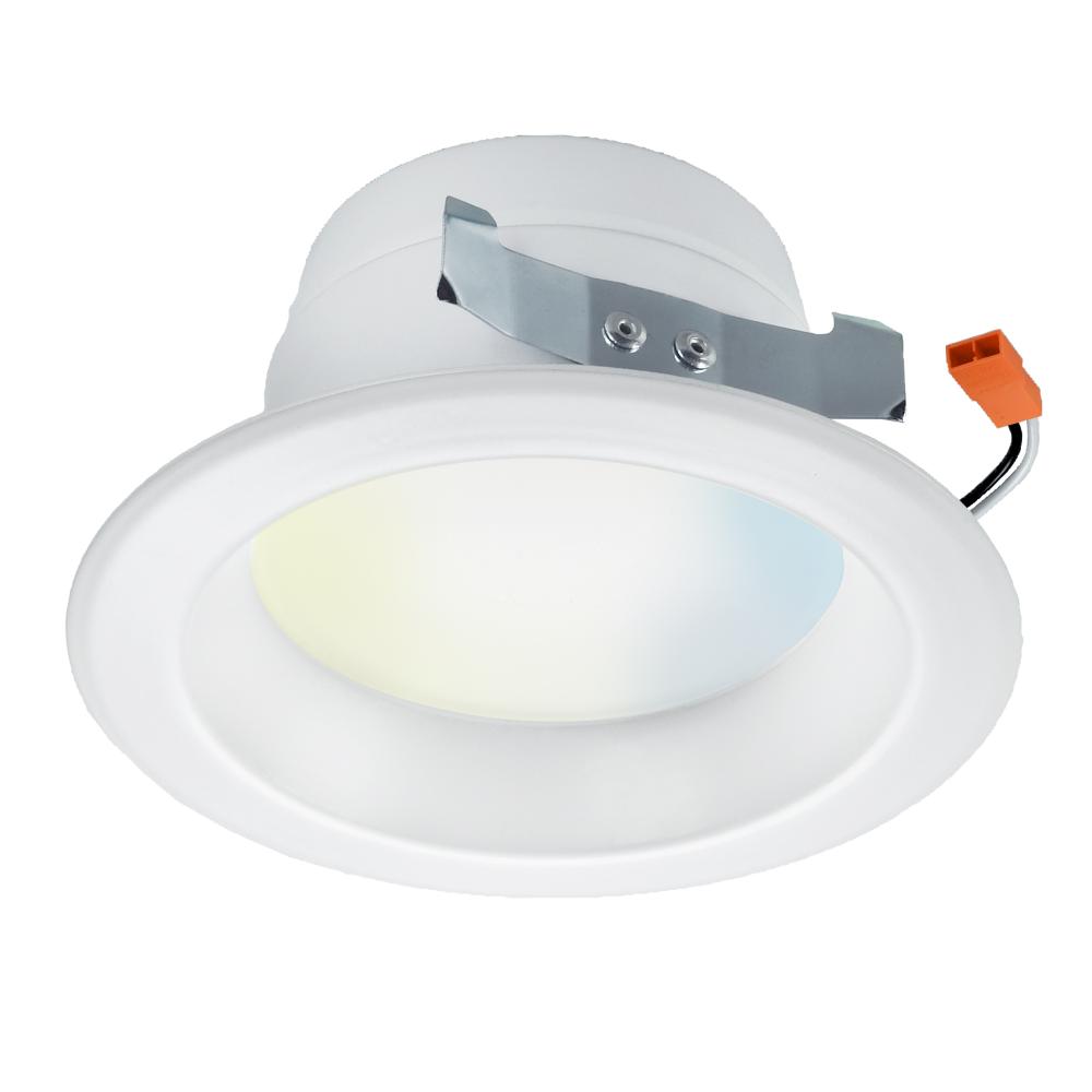 8.7 Watt; 4 in. LED Recessed Downlight; Tunable White; Starfish IOT; 120 Volt; 700 Lumens