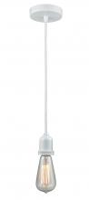 Innovations Lighting 100W-10W-0W - Whitney - 1 Light - 2 inch - White - Cord hung - Mini Pendant