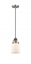  201CSW-AB-G51 - Bell - 1 Light - 5 inch - Antique Brass - Cord hung - Mini Pendant