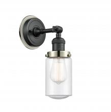  203BK-BPPN-HRPN-G314 - Dover - 1 Light - 5 inch - Matte Black - Sconce