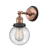  203BP-ACBK-G204-6 - Beacon - 1 Light - 6 inch - Antique Copper - Sconce