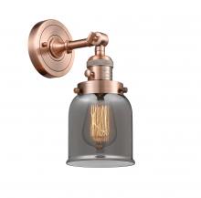  203SW-AC-G53-LED - Bell - 1 Light - 5 inch - Antique Copper - Sconce
