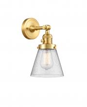  203SW-SG-G64 - Cone - 1 Light - 6 inch - Satin Gold - Sconce