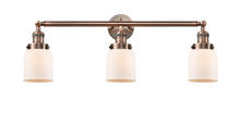 Innovations Lighting 205-AC-G51 - Bell - 3 Light - 30 inch - Antique Copper - Bath Vanity Light