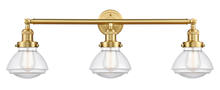  205-SG-G322-LED - Olean - 3 Light - 31 inch - Satin Gold - Bath Vanity Light