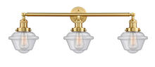  205-SG-G534-LED - Oxford - 3 Light - 34 inch - Satin Gold - Bath Vanity Light