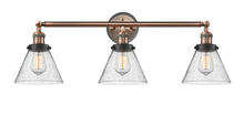  205BP-ACBK-G44 - Cone - 3 Light - 32 inch - Antique Copper - Bath Vanity Light