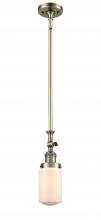  206-AB-G311 - Dover - 1 Light - 5 inch - Antique Brass - Stem Hung - Mini Pendant