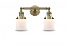  208-AB-G181S-LED - Canton - 2 Light - 17 inch - Antique Brass - Bath Vanity Light