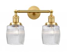  208-SG-G302-LED - Colton - 2 Light - 16 inch - Satin Gold - Bath Vanity Light