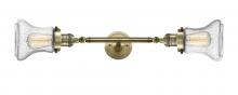  208L-AB-G194-LED - Bellmont - 2 Light - 6 inch - Antique Brass - Bath Vanity Light