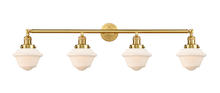  215-SG-G531-LED - Oxford - 4 Light - 46 inch - Satin Gold - Bath Vanity Light