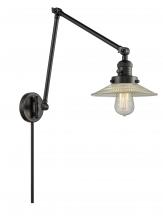  238-BK-G2-LED - Halophane - 1 Light - 9 inch - Matte Black - Swing Arm