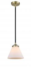  284-1S-BAB-G41 - Cone - 1 Light - 8 inch - Black Antique Brass - Cord hung - Mini Pendant