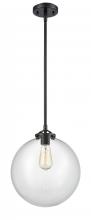  284-1S-OB-G202-12-LED - Beacon - 1 Light - 12 inch - Oil Rubbed Bronze - Cord hung - Mini Pendant