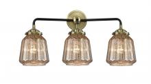  284-3W-BAB-G146-LED - Chatham - 3 Light - 24 inch - Black Antique Brass - Bath Vanity Light