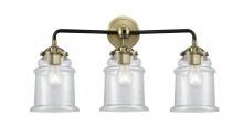  284-3W-BAB-G182-LED - Canton - 3 Light - 24 inch - Black Antique Brass - Bath Vanity Light