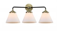  284-3W-BAB-G41-LED - Cone - 3 Light - 26 inch - Black Antique Brass - Bath Vanity Light