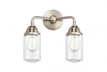  288-2W-SN-G312-LED - Dover - 2 Light - 13 inch - Brushed Satin Nickel - Bath Vanity Light