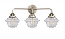  288-3W-SN-G534-LED - Oxford - 3 Light - 26 inch - Brushed Satin Nickel - Bath Vanity Light