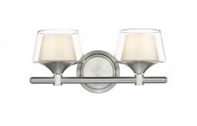  311-2W-SN-CLW-LED - Laguna - 2 Light - 15 inch - Satin Nickel - Bath Vanity Light