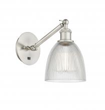  317-1W-SN-G382-LED - Castile - 1 Light - 6 inch - Brushed Satin Nickel - Sconce