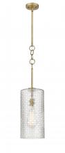  380-1S-BB-G380-8CL-BB-95-LED - Wexford - 1 Light - 8 inch - Brushed Brass - Cord hung - Mini Pendant