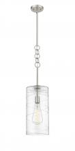  380-1S-SN-G381-8CL - Wexford - 1 Light - 8 inch - Brushed Satin Nickel - Cord hung - Mini Pendant