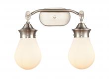  414-2W-SN-6W-LED - Genesis - 2 Light - 18 inch - Satin Nickel - Bath Vanity Light