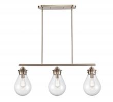  414-3I-SN-8SDY-LED - Genesis - 3 Light - 39 inch - Satin Nickel - Cord hung - Island Light