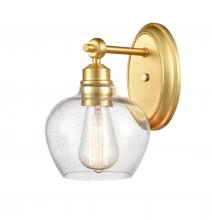  438-1W-SG-G4384-LED - Amina - 1 Light - 7 inch - Satin Gold - Bath Vanity Light