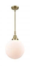  447-1S-AB-G201-10 - Beacon - 1 Light - 10 inch - Antique Brass - Mini Pendant