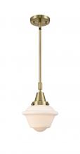  447-1S-AB-G531 - Oxford - 1 Light - 8 inch - Antique Brass - Mini Pendant