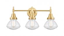  447-3W-SG-G324-LED - Olean - 3 Light - 25 inch - Satin Gold - Bath Vanity Light