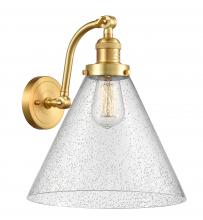  515-1W-SG-G44-L-LED - Cone - 1 Light - 12 inch - Satin Gold - Sconce