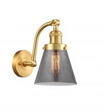  515-1W-SG-G63-LED - Cone - 1 Light - 7 inch - Satin Gold - Sconce