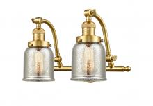  515-2W-SG-G58-LED - Bell - 2 Light - 18 inch - Satin Gold - Bath Vanity Light