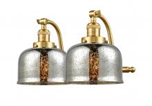  515-2W-SG-G78-LED - Bell - 2 Light - 18 inch - Satin Gold - Bath Vanity Light