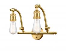  515-2W-SG-LED - Double Swivel - 2 Light - 18 inch - Satin Gold - Bath Vanity Light