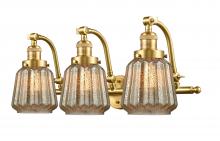  515-3W-SG-G146-LED - Chatham - 3 Light - 28 inch - Satin Gold - Bath Vanity Light