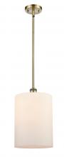  516-1S-AB-G111-L - Cobbleskill - 1 Light - 9 inch - Antique Brass - Mini Pendant