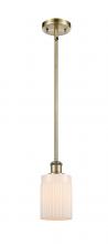  516-1S-AB-G341 - Hadley - 1 Light - 5 inch - Antique Brass - Mini Pendant