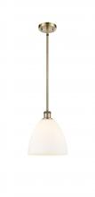  516-1S-AB-GBD-91 - Bristol - 1 Light - 9 inch - Antique Brass - Mini Pendant