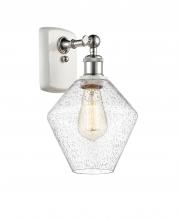  516-1W-WPC-G654-8-LED - Cindyrella - 1 Light - 8 inch - White Polished Chrome - Sconce