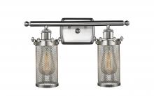  516-2W-SN-CE219-LED - Bleecker - 2 Light - 14 inch - Brushed Satin Nickel - Bath Vanity Light