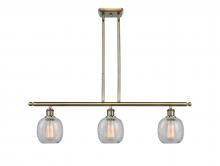  516-3I-AB-G105-LED - Belfast - 3 Light - 36 inch - Antique Brass - Cord hung - Island Light