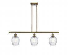  516-3I-AB-G292-LED - Salina - 3 Light - 36 inch - Antique Brass - Cord hung - Island Light