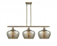  516-3I-AB-G96-L-LED - Fenton - 3 Light - 38 inch - Antique Brass - Cord hung - Island Light