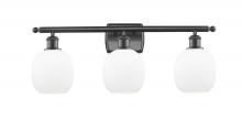  516-3W-BK-G101-LED - Belfast - 3 Light - 26 inch - Matte Black - Bath Vanity Light